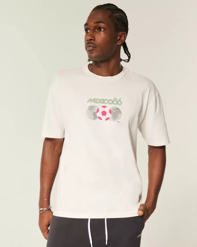 Boxy FIFA World Cup Mexico 1986 Graphic Tee