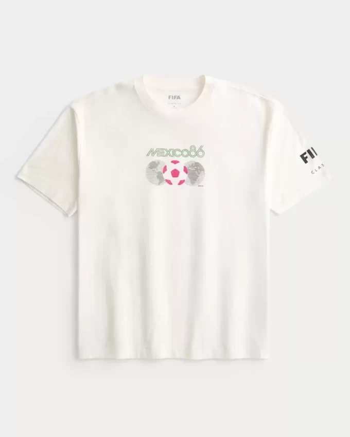 Boxy FIFA World Cup Mexico 1986 Graphic Tee