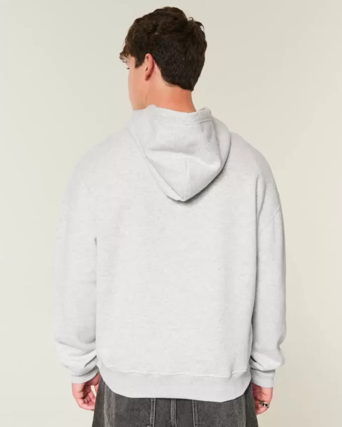Boxy Flame Graphic Hoodie Boxy Flame Graphic Hoodie