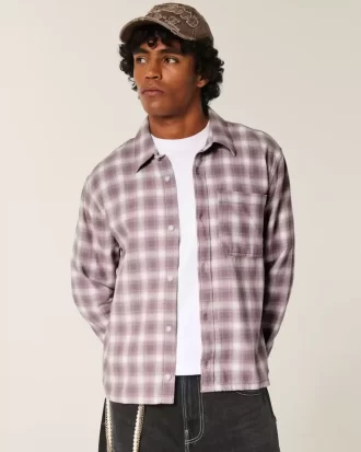 Πουκάμισο Boxy Flannel Πουκάμισο Boxy Flannel