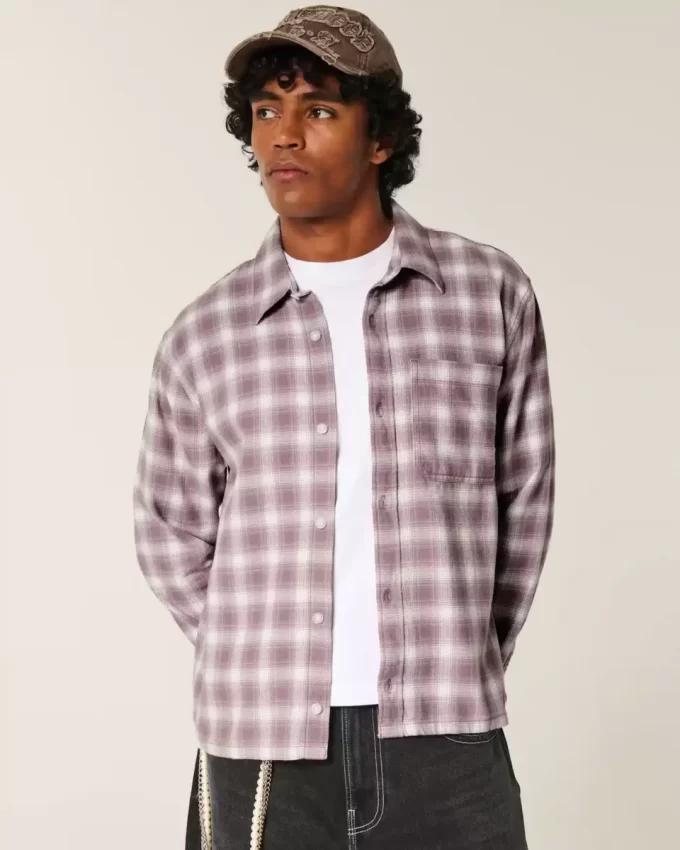 Πουκάμισο Boxy Flannel