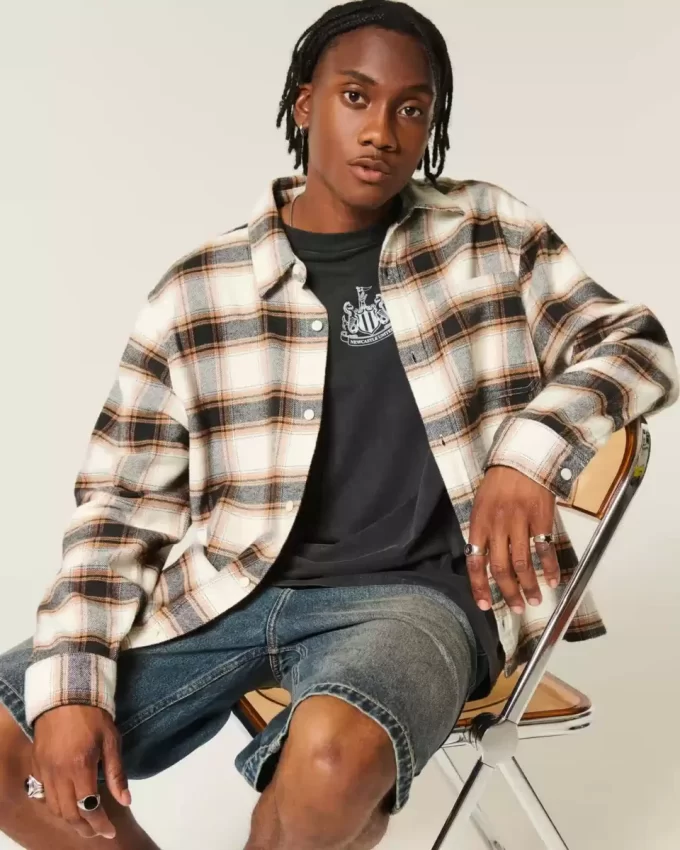 Πουκάμισο Boxy Flannel