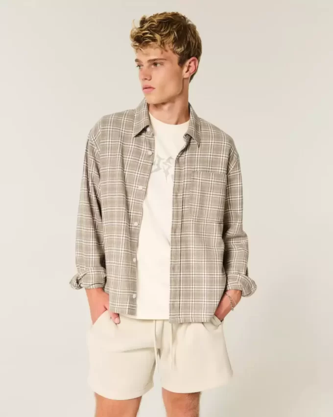 Πουκάμισο Boxy Flannel