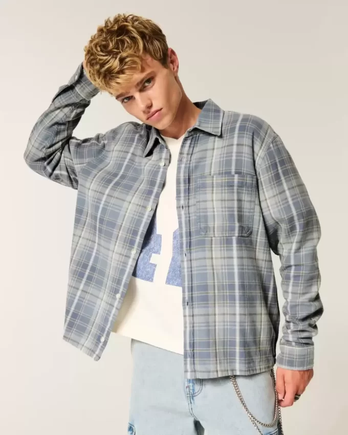 Πουκάμισο Boxy Flannel