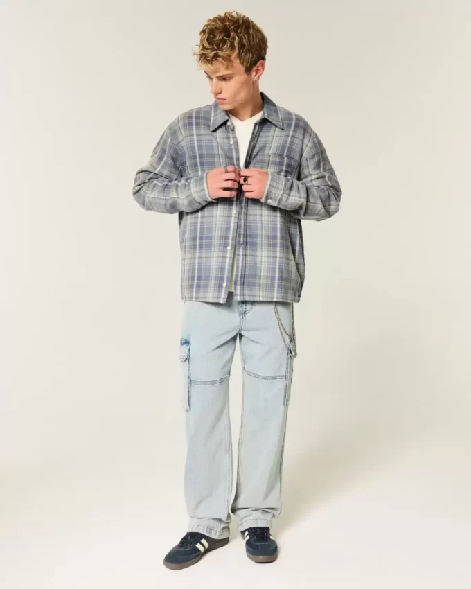 Πουκάμισο Boxy Flannel