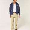 Boxy Ford Graphic Zip-Up Hoodie
