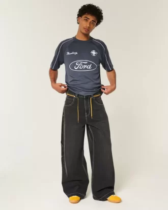 Boxy Ford Mustang Graphic Soccer Jersey