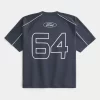 Boxy Ford Mustang Graphic Soccer Jersey