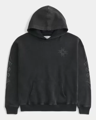 Boxy Graphic Hoodie