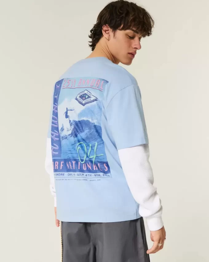 Boxy Hawaii Surf Graphic Tee Boxy Hawaii Surf Graphic Tee