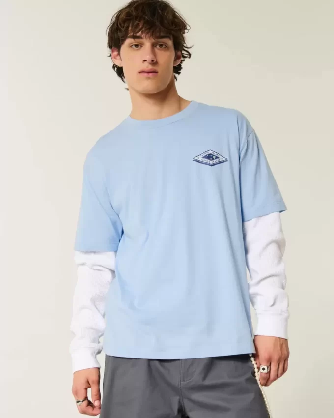 Boxy Hawaii Surf Graphic Tee Boxy Hawaii Surf Graphic Tee