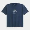 Boxy Heavyweight Athens Graphic Tee