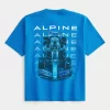 Boxy Heavyweight BWT Alpine F1 Team Graphic Tee Boxy Heavyweight BWT Alpine F1 Team Graphic Tee