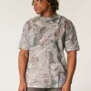 Μπλουζάκι Boxy Heavyweight Camo Crew Μπλουζάκι Boxy Heavyweight Camo Crew