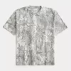 Μπλουζάκι Boxy Heavyweight Camo Crew Μπλουζάκι Boxy Heavyweight Camo Crew