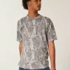 Μπλουζάκι Boxy Heavyweight Camo Crew Μπλουζάκι Boxy Heavyweight Camo Crew