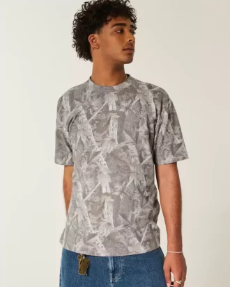 Μπλουζάκι Boxy Heavyweight Camo Crew