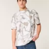 Μπλουζάκι Boxy Heavyweight Camo Crew Μπλουζάκι Boxy Heavyweight Camo Crew