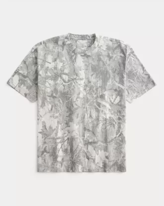 Μπλουζάκι Boxy Heavyweight Camo Crew