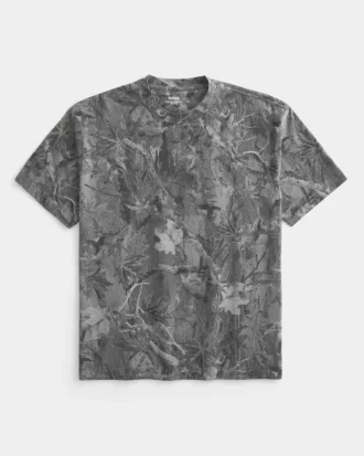 Μπλουζάκι Boxy Heavyweight Camo Crew