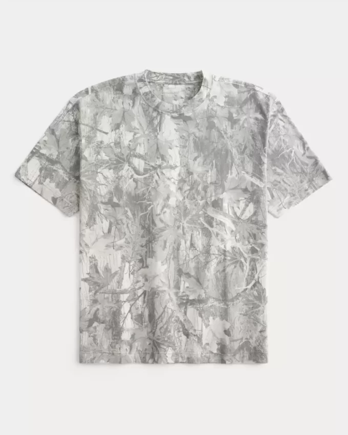 Μπλουζάκι Boxy Heavyweight Camo Crew Μπλουζάκι Boxy Heavyweight Camo Crew