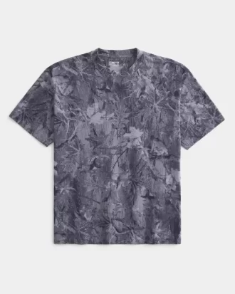 Μπλουζάκι Boxy Heavyweight Camo Crew