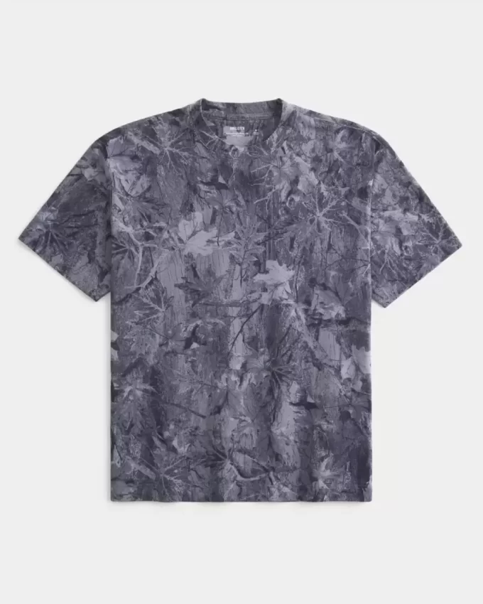 Μπλουζάκι Boxy Heavyweight Camo Crew Μπλουζάκι Boxy Heavyweight Camo Crew