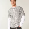 Μπλουζάκι Boxy Heavyweight Camo Crew Μπλουζάκι Boxy Heavyweight Camo Crew