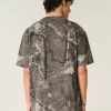 Μπλουζάκι Boxy Heavyweight Camo Crew Μπλουζάκι Boxy Heavyweight Camo Crew