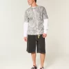 Μπλουζάκι Boxy Heavyweight Camo Crew Μπλουζάκι Boxy Heavyweight Camo Crew