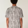 Μπλουζάκι Boxy Heavyweight Camo Crew Μπλουζάκι Boxy Heavyweight Camo Crew