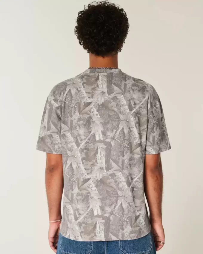 Μπλουζάκι Boxy Heavyweight Camo Crew Μπλουζάκι Boxy Heavyweight Camo Crew