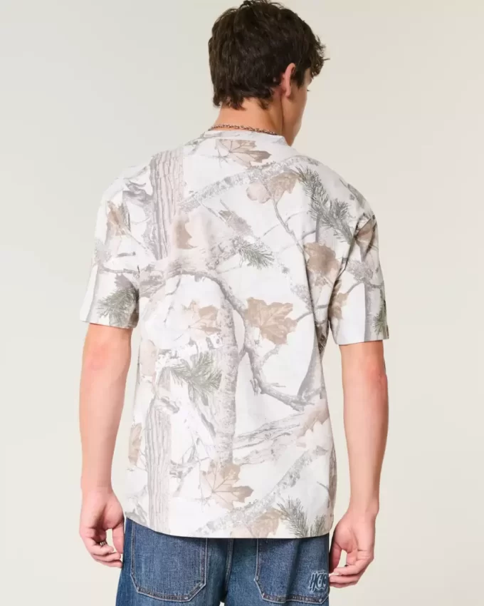 Μπλουζάκι Boxy Heavyweight Camo Crew Μπλουζάκι Boxy Heavyweight Camo Crew