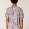 Μπλουζάκι Boxy Heavyweight Camo Crew Μπλουζάκι Boxy Heavyweight Camo Crew