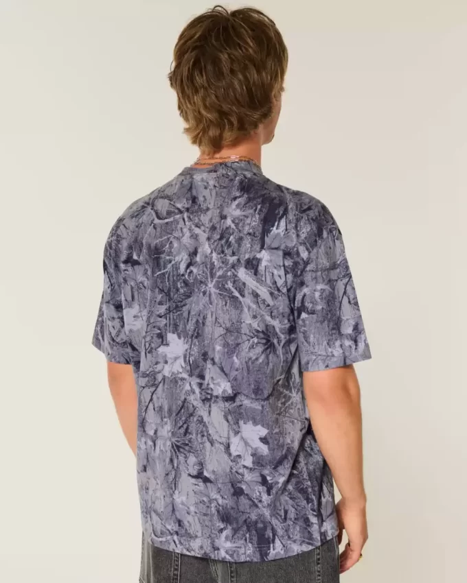 Μπλουζάκι Boxy Heavyweight Camo Crew Μπλουζάκι Boxy Heavyweight Camo Crew