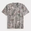 Μπλουζάκι Boxy Heavyweight Camo Crew Μπλουζάκι Boxy Heavyweight Camo Crew