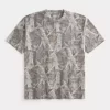 Μπλουζάκι Boxy Heavyweight Camo Crew Μπλουζάκι Boxy Heavyweight Camo Crew