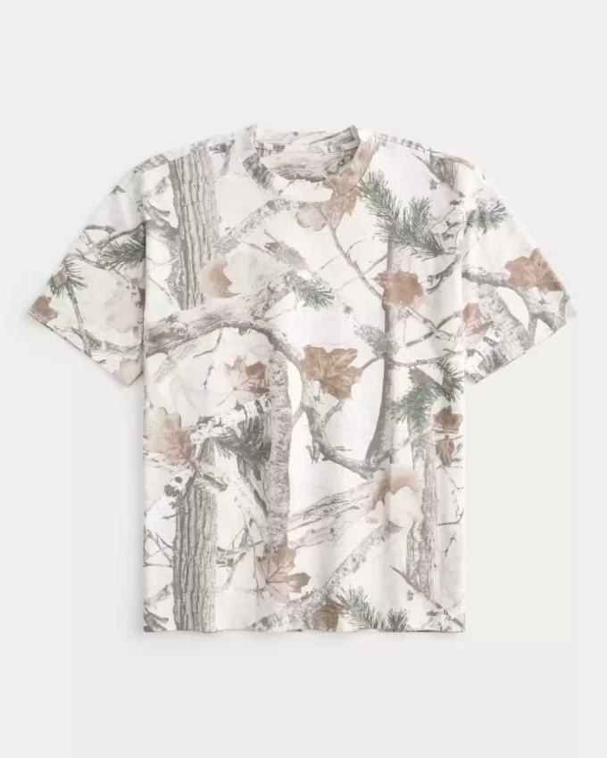 Μπλουζάκι Boxy Heavyweight Camo Crew Μπλουζάκι Boxy Heavyweight Camo Crew