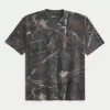 Μπλουζάκι Boxy Heavyweight Camo Crew Μπλουζάκι Boxy Heavyweight Camo Crew