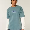 Boxy Heavyweight Γραφικό μπλουζάκι Costa Rica Boxy Heavyweight Γραφικό μπλουζάκι Costa Rica