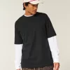 Boxy Heavyweight Cotton Crew T-shirt