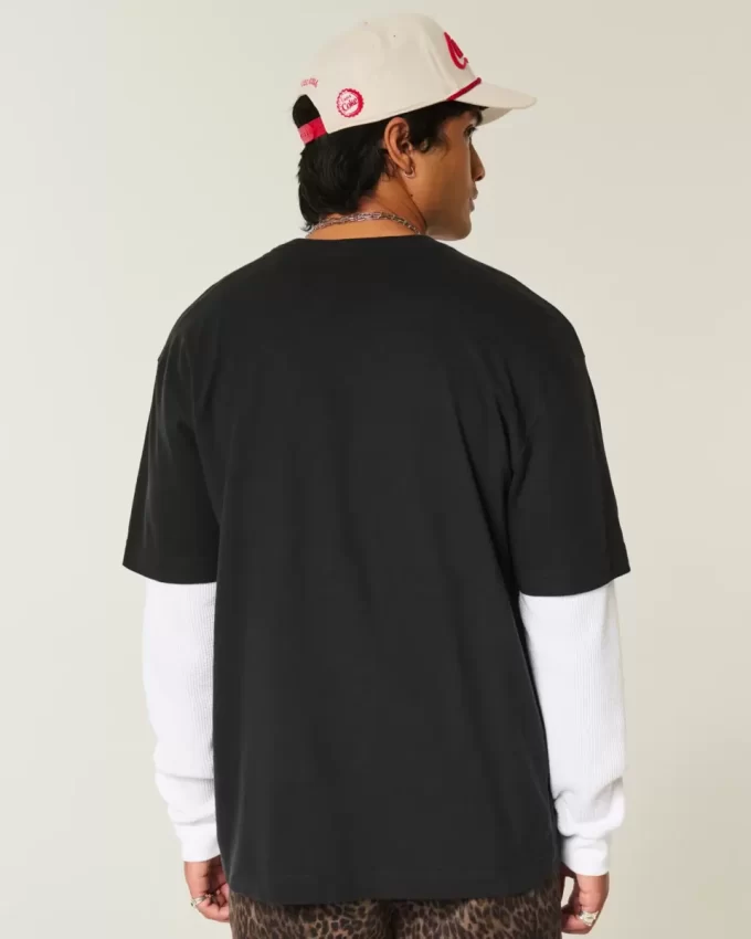 Boxy Heavyweight Cotton Crew T-shirt