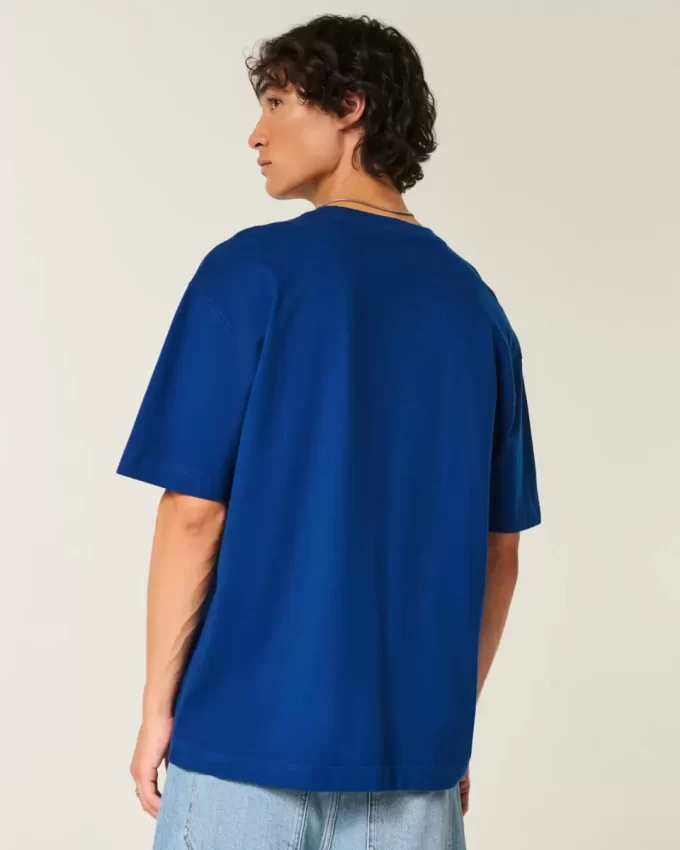 Boxy Heavyweight Cotton Crew T-shirt