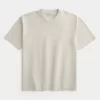 Boxy Heavyweight Cotton Crew T-shirt