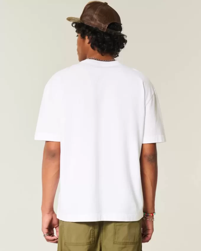 Boxy Heavyweight Cotton Crew T-shirt