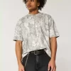 Μπλουζάκι Boxy Heavyweight Crop Camo Crew Μπλουζάκι Boxy Heavyweight Crop Camo Crew