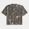 Μπλουζάκι Boxy Heavyweight Crop Camo Crew Μπλουζάκι Boxy Heavyweight Crop Camo Crew