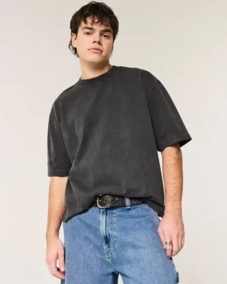 Μπλουζάκι Boxy Heavyweight Crop Crew