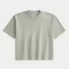 Μπλουζάκι Boxy Heavyweight Crop Crew Μπλουζάκι Boxy Heavyweight Crop Crew