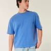 Μπλουζάκι Boxy Heavyweight Crop Washed Crew Μπλουζάκι Boxy Heavyweight Crop Washed Crew
